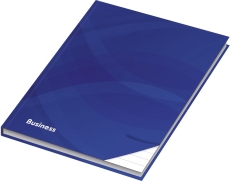 Notizbuch Business - A5, Hardcover, liniert 96 Blatt, blau