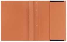 Kanzleihefter B ungefalzt - Rechtsheftung/Linksheftung, 1 Tasche, 2 Abheftvorrichtung, orange