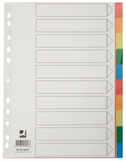 Farbregister - blanko, A4, PP, 10 Blatt + Deckblatt