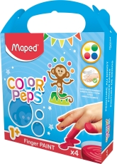 Fingerfarben-Set ColorPeps - 4x 80ml sortiert