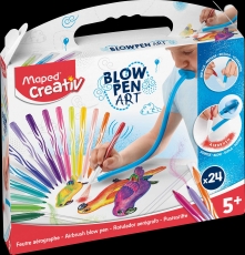 Faserschreiber Pustestift-Set BLOW PEN Art - 24er Kartonetui