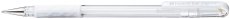 Gel-Tintenroller Hybrid - 0,4 mm, fluoreszent weiß