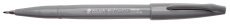 Kalligrafiestift Sign Pen Brush - Pinselspitze, grau