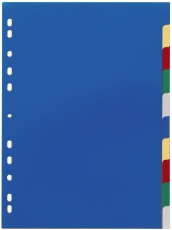 Register - PP, blanko, farbig, A4, 10 Blatt