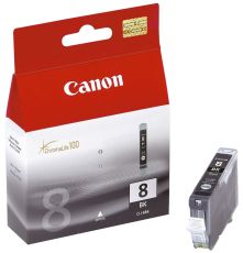Original Canon Tintenpatrone schwarz (0620B001,620B001,CLI-8BK)