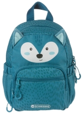 Kinderrucksack Kids Mini - Wolf, 18,5 x 27 x 11 cm, 6 Liter, petrol