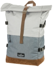 Schulrucksack Roll up two - light grey