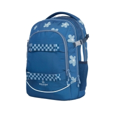 Schulrucksack Fame - Uni 90ies Flower blue