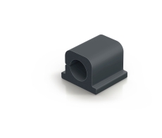 Kabel-Clip CAVOLINE® CLIP PRO 1 - 20 x 21 x 16 mm, graphit, Kunststoff, 6 Stück