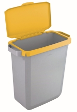 Abfallbehälter DURABIN 60L + Deckel - grau/gelb