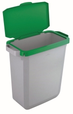 Abfallbehälter DURABIN 60L + Deckel - grau/grün
