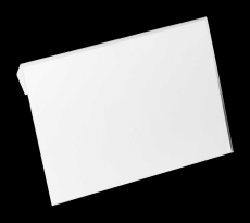 Kennzeichnungstasche HARD COVER mit Falz - A5 quer, transparent, 10 Stück