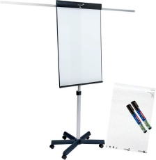 Flipchart SKETCH PRO star base - Sternfuß mit Rollen, 68 x 105 cm, Seitenarme