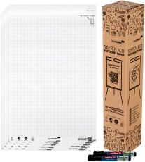 Flipchart-Block SKETCH ECO - 65 x 98 cm, kariert, 80 g/qm, 20 Blatt