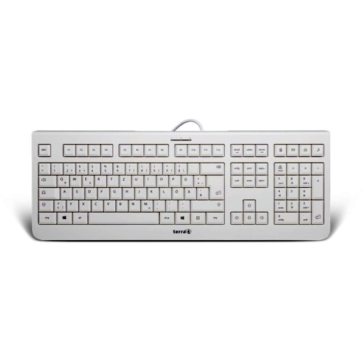 TERRA Keyboard 1000 Corded [DE] USB pale grey