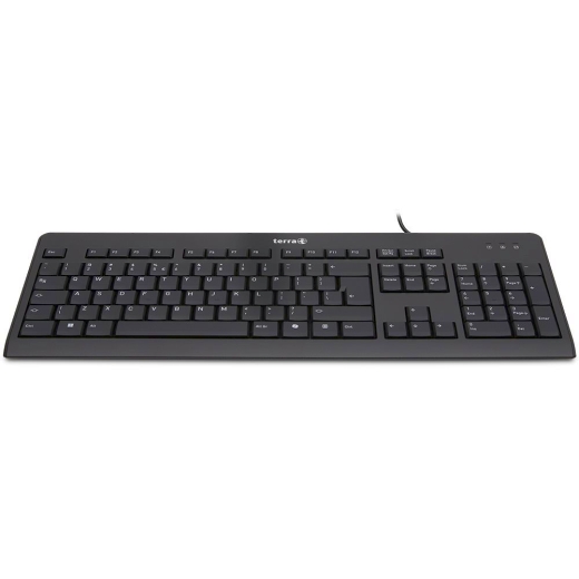 TERRA Keyboard 1500 Corded [US/EU] USB black Copilot QWERTY, 105 toetsen, met kabel, 1,80m