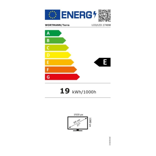 TERRA LCD/LED 2748W V3 schwarz HDMI/DP/USB-C GREENLINE PLUS
