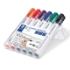 Lumocolor® 351 whiteboard marker - Rundspitze, 6 Farben sortiert