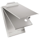 Klemmbrett - Formularhalter mit Box, Aluminium, mit Abteiltrenner
