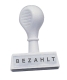 Stempel Text Bezahlt - Abdruck 45 mm