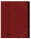 Ordnungsmappe chic - 12 Fächer, A4, Karton (RC), 450 g/qm, bordeaux