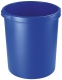 Papierkorb KLASSIK - 30 Liter, rund, 2 Griffmulden, extra stabil, blau