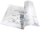 4723 Prospekthülle Premium mit Einreißschutz, A3 quer, PP, genarbt, dokumentenecht, farblos