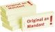 Haftnotizen "Original an Mandant" - 75 x 35 mm, 5x 100 Blatt