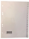 Register - A-Z, A5 hoch, PP, grau