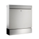 Briefkasten Seattle + Box 3848 Ni - 364 x 405 x 110 mm, silber, Edelstahl
