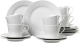 Kaffeeservice Bianco - 18-tlg., Porzellan, weiß