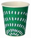 Einweg Trinkbecher für Kaltgetränke - 0,2 l, grün, Pappe