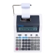 Tischrechner druckend, 12-stellig, schwarz/weiß