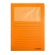Umlaufmappe, A4, Pappe, orange