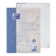 Collegeblock Recycling LIN 27 - A4+, 80 Blatt, liniert Rand links/rechts, blau
