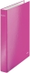 4241 Ringbuch WOW, A4 maxi, PP, 2 Ringe Ø25 mm, pink metallic