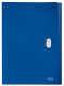 4624 Fächermappe Recycle - A4, 5 Fächer, 250 Blatt, PP, klimaneutral, blau