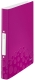 4257 Ringbuch WOW - A4, PP, 2 Ringe, 25 mm, pink metallic