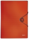4579 Fächermappe Solid - 6 Fächer, A4, 250 Blatt, PP, hellrot