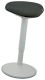 Stehhocker Ergo Active mit Komfortsitz, hellgrau