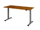 Sitz-Steh-Schreibtisch mit T-Fuß - 180 x 72-119 x 80 cm, elektr. höhenverstellbar, Asteiche