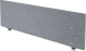 Hammerbacher Trennwand Akustik - 179,5 x 50 cm, grau