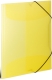 19514 Gummizugmappe - A3, PP transluzent, gelb
