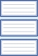 5798 Schuletiketten - neutral blauer Rand