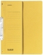 Einhakhefter A4 1/2 Vorderdeckel kfm. Helfung, gelb, Manilakarton, 250 g/qm