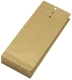 Musterbeutel 100x245x40 mm, 120 g/qm, braun, 250 Stück