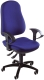 Bürodrehstuhl Support® SY ohne Armlehnen royalblau