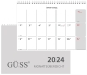 Wandkalender - A4, quer, 1 Monat / 2 Seiten