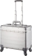 Pilotenkoffer Pandora - Trolley, silber matt