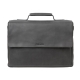 Laptoptasche Percent - 15", dunkelgrau, Leder